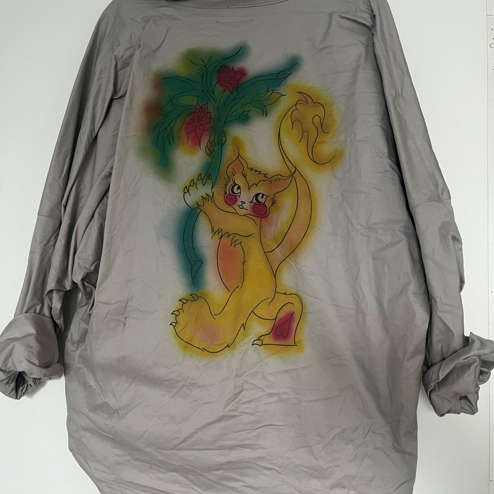 Art Basel Gray Pullover Jacket - image 1